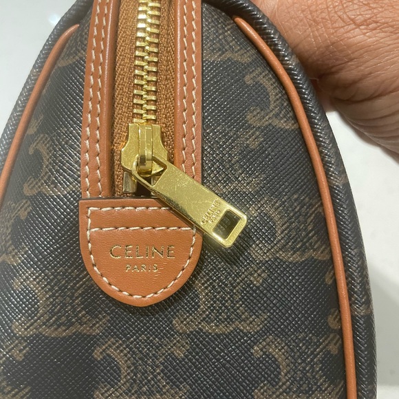 Celine small Boston triomphe canvas bag - Picture 3 of 14